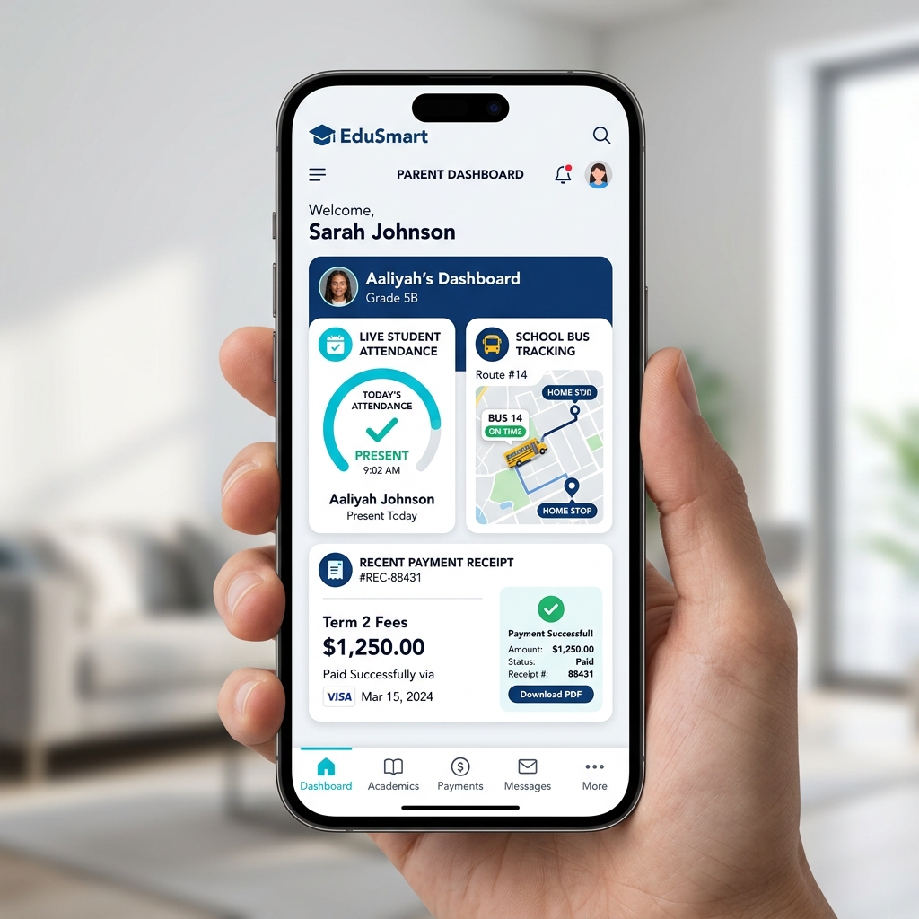 Mobile ERP App Interface